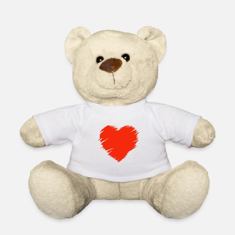 Valentinstag, Valentinstag, Valentinstag - Teddy - Weiß