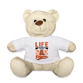 Platypus Gift Platypus - Teddy Bear - white - Front