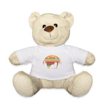 Otter Retro Fischotter Vintage Seeotter - Teddy - Weiß - Vorne