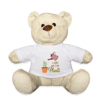 Garten Motiv Gärtner & Gärtnerin Spruch - Teddy - Weiß - Vorne