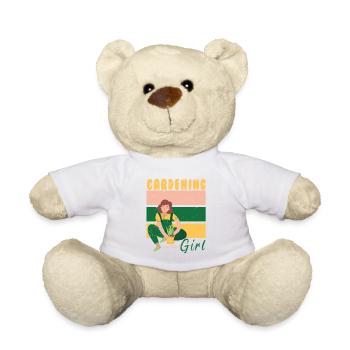 Garten Motiv Gärtner & Gärtnerin Spruch - Teddy - Weiß - Vorne