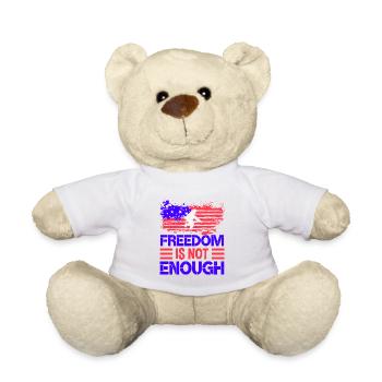 LA LIBERTÉ NE SUFFIT PAS - Nounours - blanc - Devant