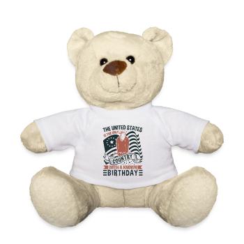 DIE VEREINIGTEN STAATEN SIND DAS EINZIGE LAND MIT EINEM BEKANNTEN - Teddy - Weiß - Vorne