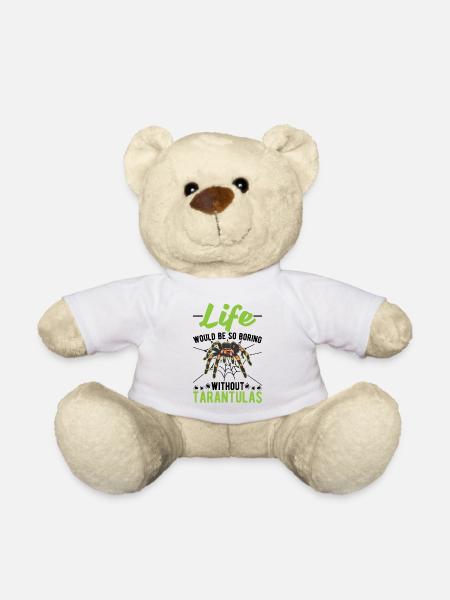 Tarantel Geschenk Spinne Tarantula - Teddy - Weiß