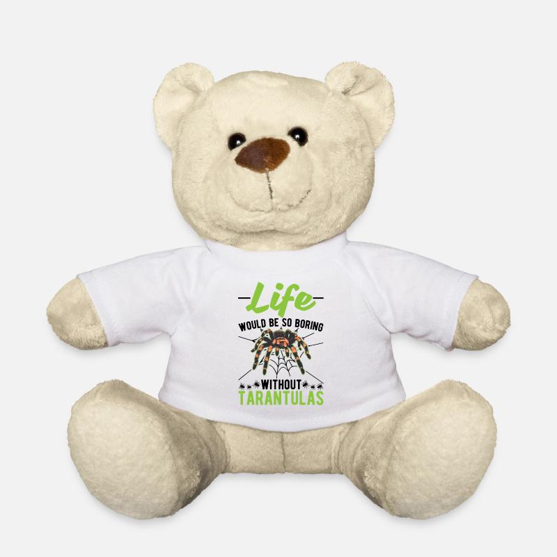 Tarantel Geschenk Spinne Tarantula - Teddy - Weiß