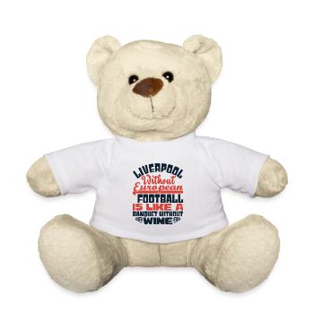 LIVERPOOL OHNE EUROPÄISCHEN FUSSBALL IST WIE EIN - Teddy - Weiß - Vorne