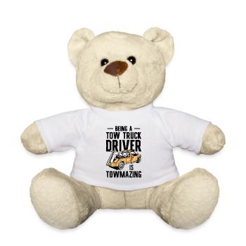 Incroyable conducteur de dépanneuse Opérateur de camionnage - Nounours - blanc - Devant
