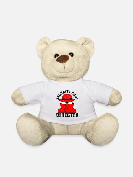 Netzwerk und Computersicherheit - Teddy - Weiß
