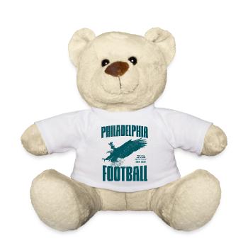 Philadelphia Football Eagle Graphic - Teddy Bear - white - Front