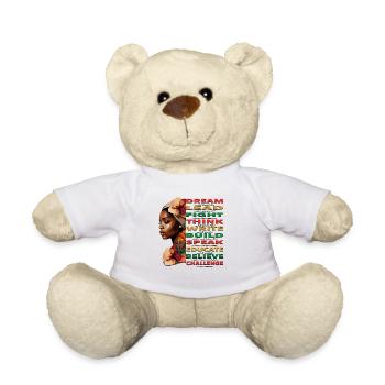 Mois de l’histoire des Noirs de mélanine Juneteenth African Pri - Nounours - blanc - Devant