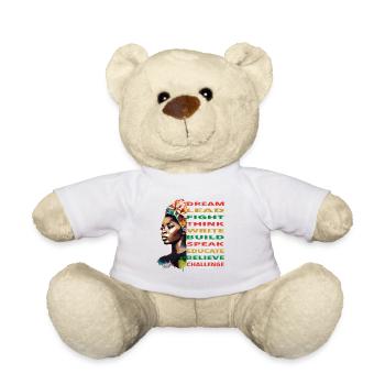 Mena nd Women Black History Month und Juneteenth - Teddy - Weiß - Vorne