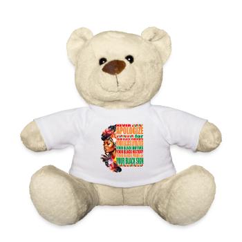 Ne vous excusez jamais Mois de l’histoire des Noirs Juneteenth - Nounours - blanc - Devant