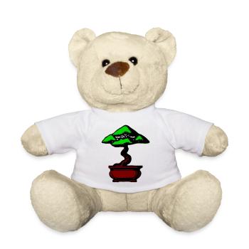 Bonsai Baum - Teddy - Weiß - Vorne