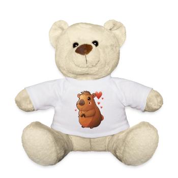 Belle capybara - Nounours - blanc - Devant