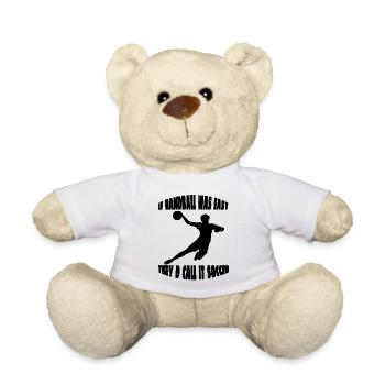 Fan de handball Équipe de handball Handball Handball Joueur de handball - Nounours - blanc - Devant