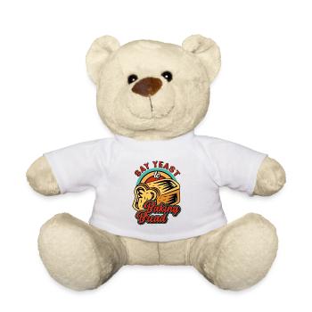 Baker Yeast Shirt Loaf Bread Bakery Pastry - Teddy Bear - white - Front
