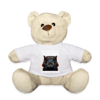 Katze Kätzchen Katzenhalter Katzen Sarkasmus - Teddy - Weiß - Vorne