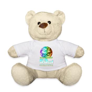 Öko-Bewusstsein - Tag der Erde 2023 - Teddy - Weiß - Vorne