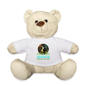 Restore Our Earth - Earth Day for Environmentalist - Teddy Bear - white - Front