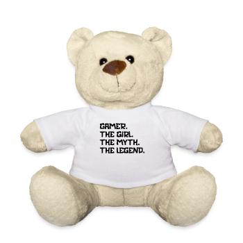 Drôle de Gamer Girl - Gamer Das Mädchen Der - Nounours - blanc - Devant