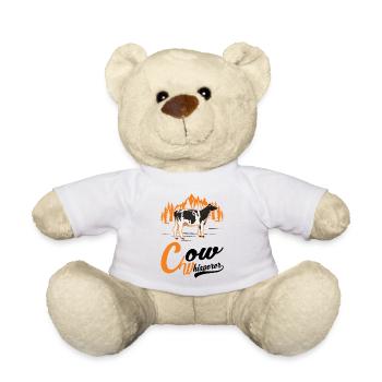 Cow Whisperer Farmer Cattle Breeder Cows - Teddy Bear - white - Front