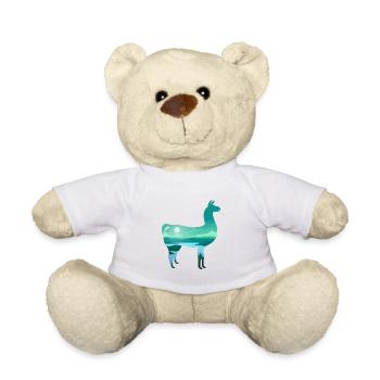 Llama - Teddy Bear - white - Front