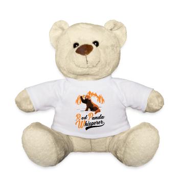 Roter Panda Flüsterer Red Panda Whisperer - Nounours - blanc - Devant