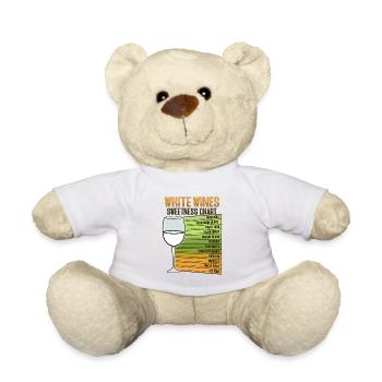 Weißwein Süße Diagramm Design für einen - Teddy - Weiß - Vorne