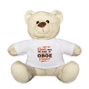 Drôle de conception d’instruments bassonistes pour un - Nounours - blanc - Devant