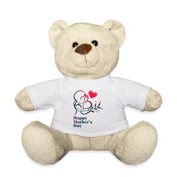 Bonne fête des mères - Nounours - blanc - Devant