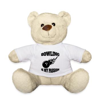 Bowling Kegelverein Bowlingverein Bowler Kegeln - Nounours - blanc - Devant