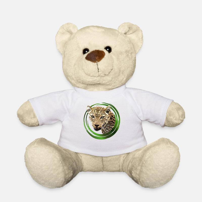 Leopard - Raubkatze - Katze - Afrika - Safari - Teddy - Weiß