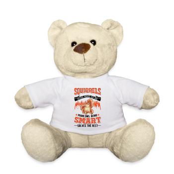 Écureuil Cadeau Écureuil Gris - Nounours - blanc - Devant