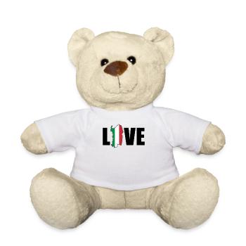 Sardaigne Carte Vacances Italienne Ile Cadeau - Nounours - blanc - Devant