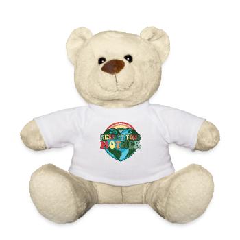 Wiederherstellung unserer Erde Respekt vor der Natur - Tag der Erde - Teddy - Weiß - Vorne