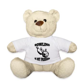Bowling club Bowling Bowling Bowling club - Teddy Bear - white - Front