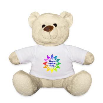 Have a nice day - Teddy - Weiß - Vorne