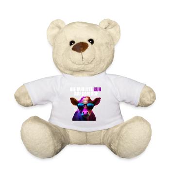 Kühe Landwirt Landwirtin Kuhliebhaber lustiges Kuh - Teddy - Weiß - Vorne