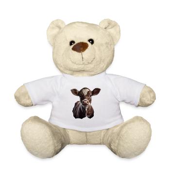 Kühe Landwirt Landwirtin Kuhliebhaber lustiges Kuh - Teddy - Weiß - Vorne