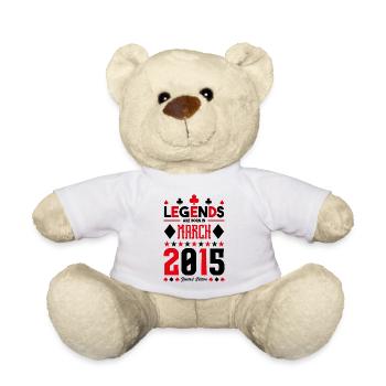 cadeau d'anniversaire Mars 2015. jeux de carte. - Nounours - blanc - Devant