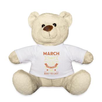 56e anniversaire Mars Né en 1967 Idée cadeau - Nounours - blanc - Devant