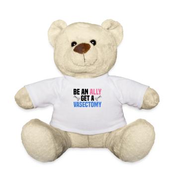 Vasectomy Baby Surgery - Teddy Bear - white - Front