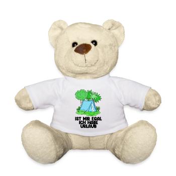 Urlaub Zelten Ferien Wandern - Teddy - Weiß - Vorne