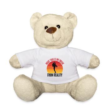Muay Thai Trainer Kickboxing Instruktor Kampfsport - Teddy - Weiß - Vorne