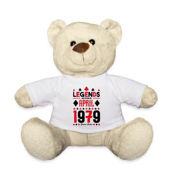 cadeau d'anniversaire avril 1979. jeux de carte. - Nounours - blanc - Devant