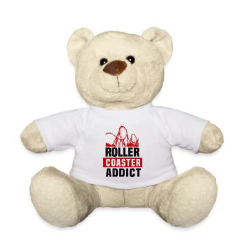 ACHTERBAHN-SÜCHTIG - Teddy - Weiß - Vorne