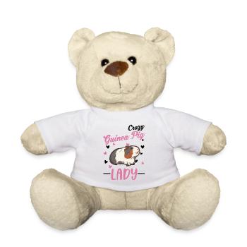 Guinea pig Mrs. Guinea Pig - Teddy Bear - white - Front