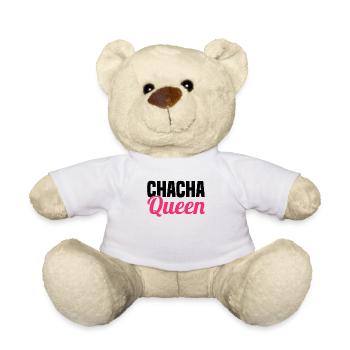 Musique de danse chacha pratiquant le latin - Nounours - blanc - Devant
