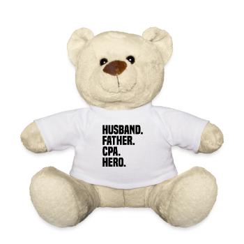 Comptable Vérificateur d’impôt Auditeur - Nounours - blanc - Devant