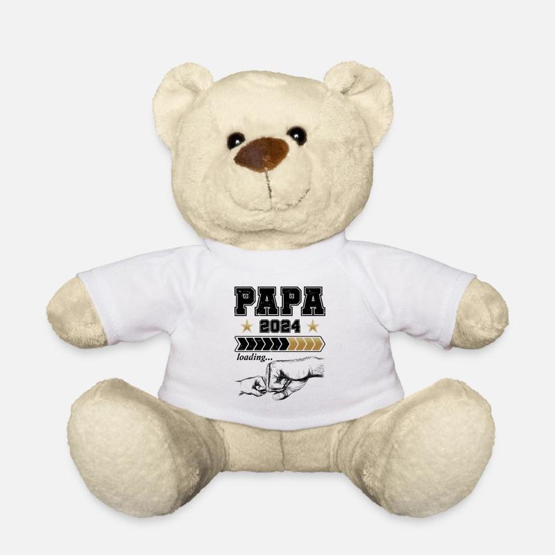 Werdender Papa 2024 - Teddy - Weiß